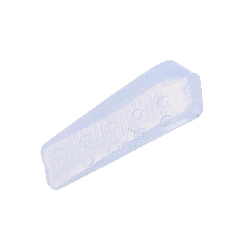 Home Office Clear Plastic Deur Wedge Stopper Blok 4 Pcs