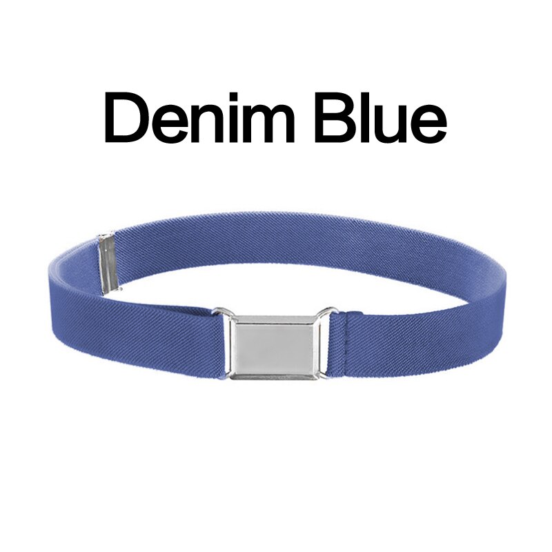 Verstelbare Riem Voor Kids Kinderen Stretch Elastische Canvas Tailleband Jongens Meisjes Gespen Broek Broek Riem Riemen