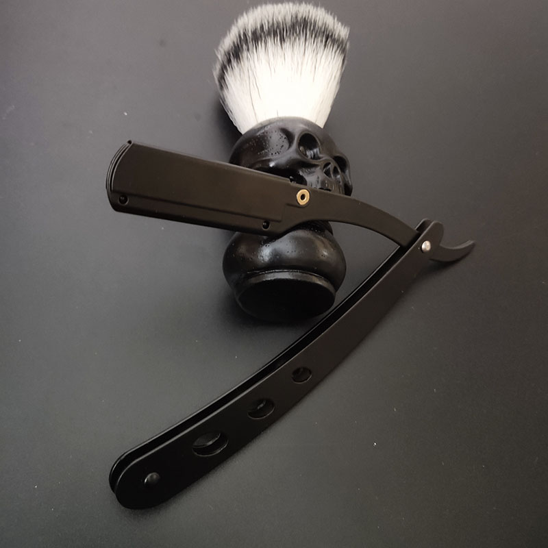 Barbershop Men's Shaver Straight Edge Barber Razor Knives Manual Beard Shaving And Care Replaceable Blades Shavette For Men