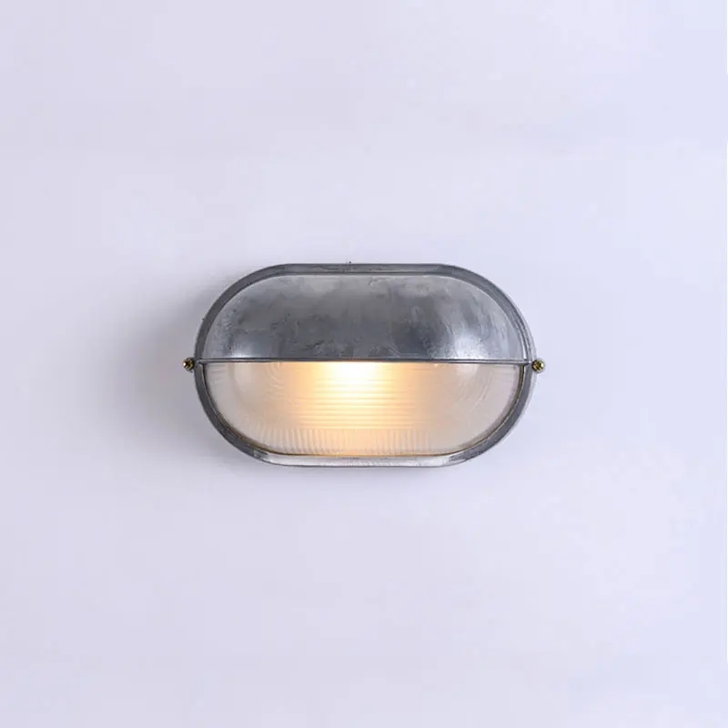 Retro Wand leuchte Industrie Outdoor wasserdicht IP65 grau LED Veranda Lichter Garten Balkon Korridor Außenwand Wand leuchte Beleuchtung