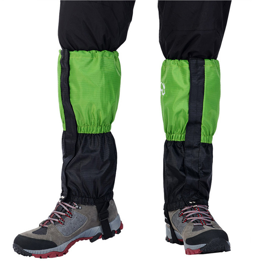 Guêtre imperméable pour homme et femme, jambières de neige, en molleton, pour sports de plein air, randonnée, escalade, cyclisme, VK037