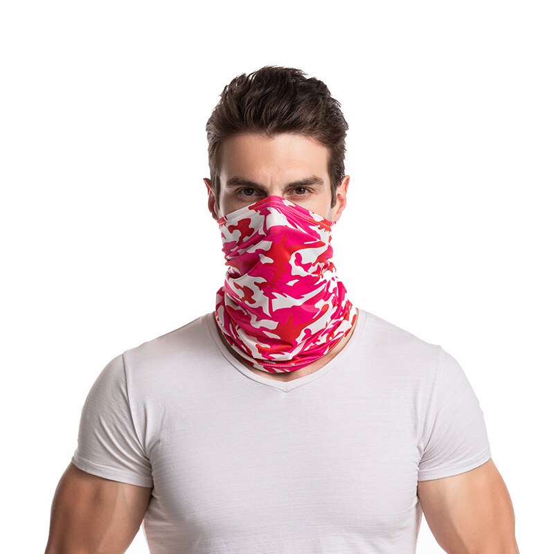 Camouflage Polyester Scarves Face Dust Mask Outdoor Sport Cycling Bandanas Camping Hiking Washouts Headwear Magic Scarf: 6