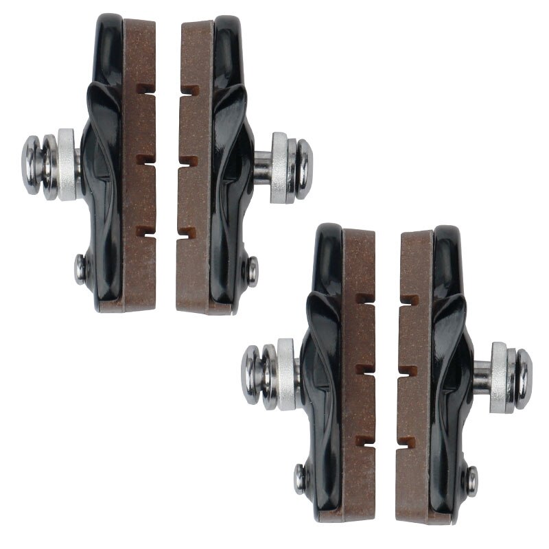 Baradine Road Bicycle Carbon Rim Braking Blocks Linear Pull Friction Wheel Brake Pads Detachable Cork Inserts Light Weight: 470TC-1 KN 2P