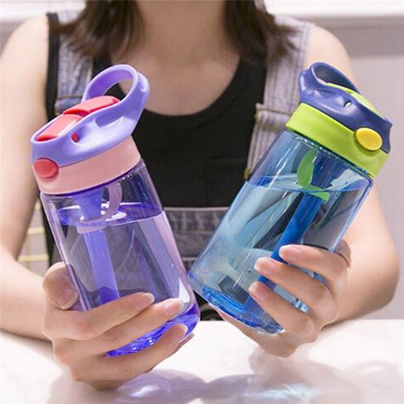 Bébé bouteilles d'eau infantile -né tasse enfants apprennent alimentation paille jus bouteille pour enfants