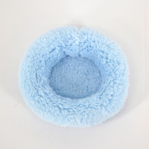 Śliczna klatka dla królika polarny małe zwierzę łóżko świnka morska mata chomik domek robić spania łóżka świnki morskiej tunel świnki morskiej chomik fretka: niebieski / L