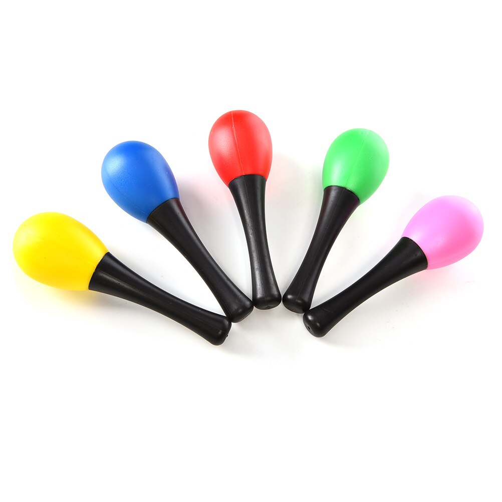 Di plastica Martello della Sabbia Maraca sonaglio shaker Bambini Strumenti Musicali Del bambino Suono Giocattolo di Musica 1 pz-colore Casuale