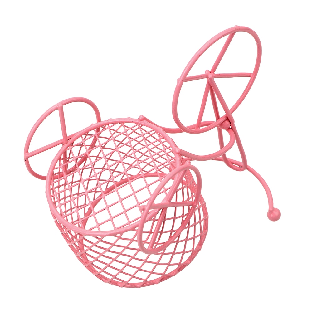 Lron Tricycle Car Rack 1pcs Jewelry Container Candy Rack Sponge Storage Home Decor Flower Basket Vase Storage