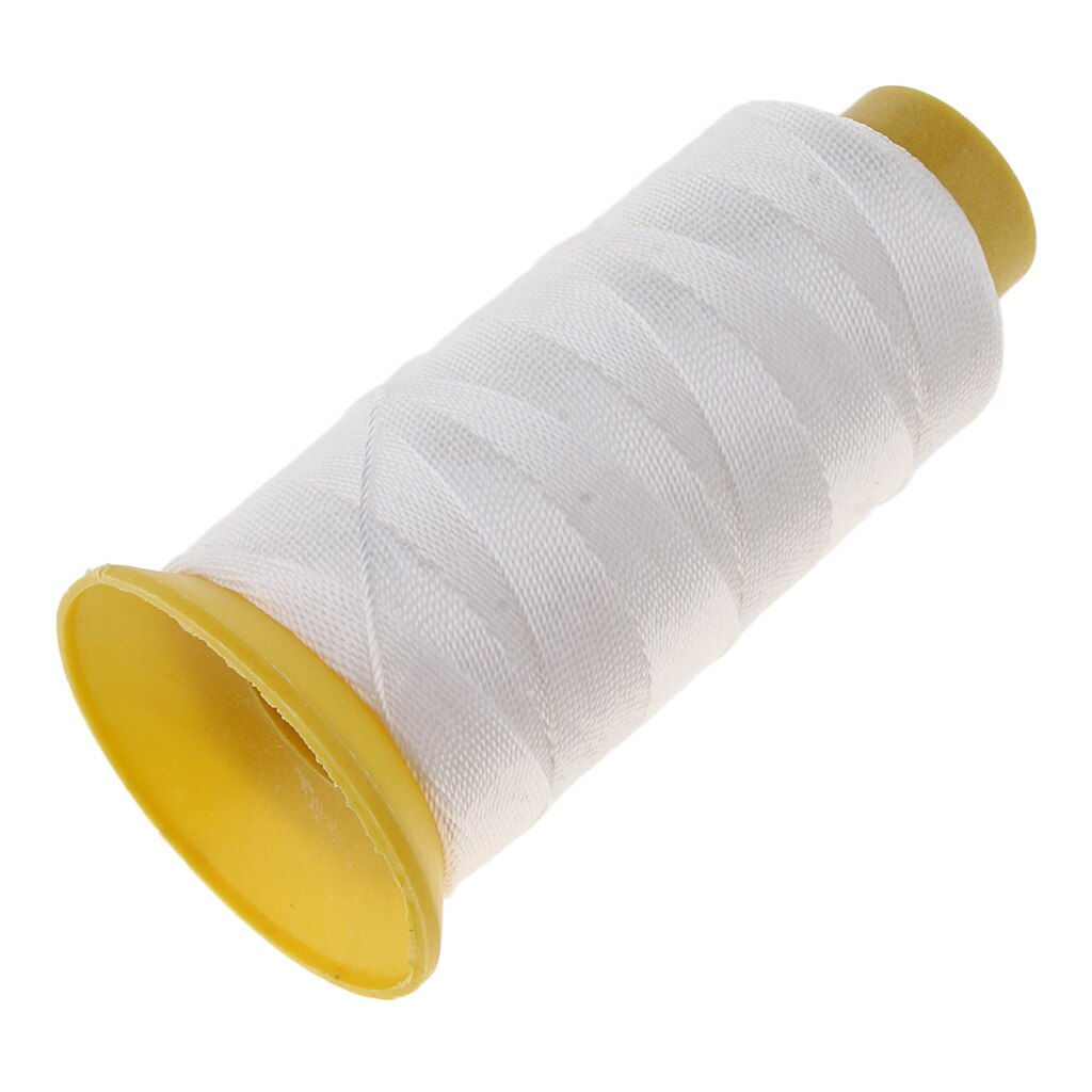 200 meter stærk bundet nylon sytråd 210d/12 til udendørs polstring: Hvid