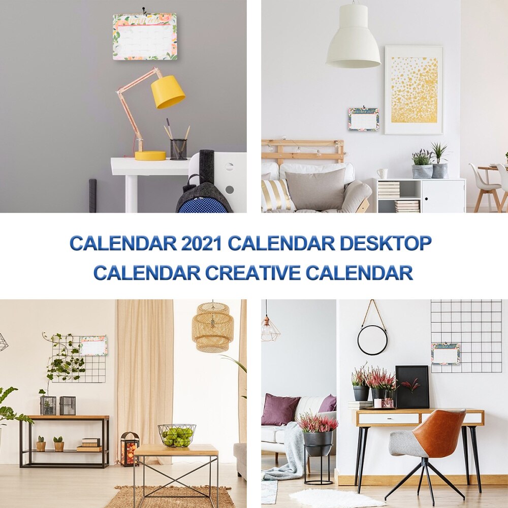 1Pc Calendar Practical Useful Tabletop Calendar Note-taking Calendar Calendar Notepad for Studio Office Home