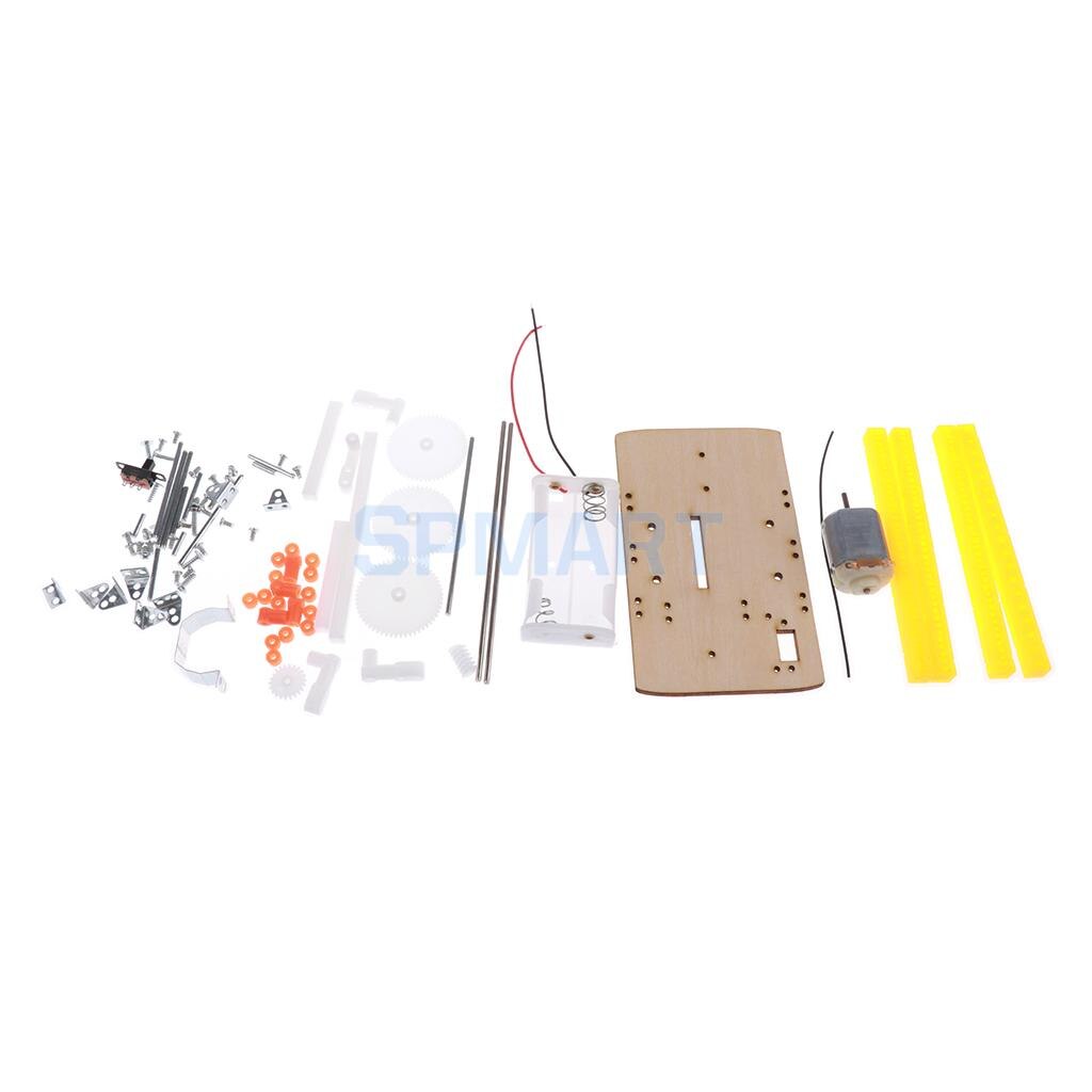 DIY Assembled Electrical Walking Robot Science Model Educational Toys