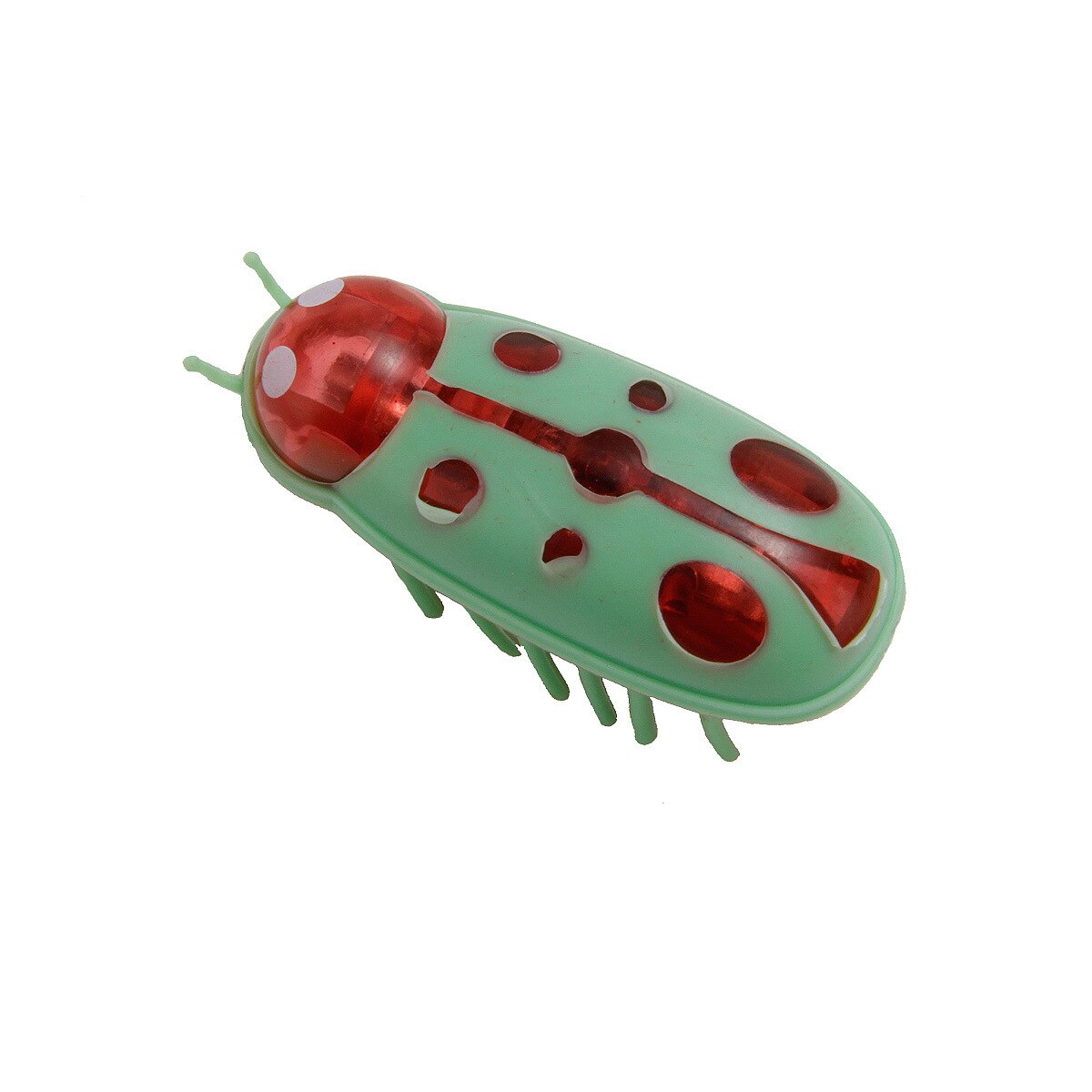 Jouet électrique à bascule automatique pour animal de compagnie, jouet à piles, amusant et vibrant, disponible en plusieurs couleurs: Ladybug Green Red