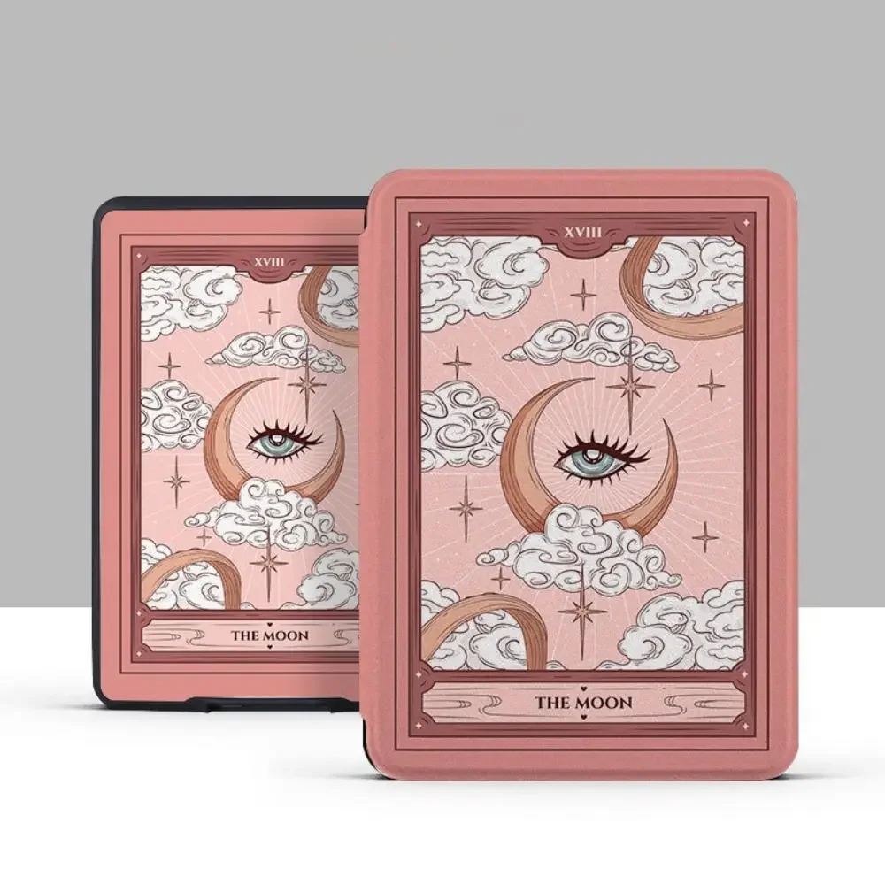 11th: a generationens 6-6.8- tums e-läsarfodral i läder, repfritt  m2 l 3ek c2 v 2 l 3 folio-fodral för kindle paperwhite 1/2/3/4/5: Tretton / Vit