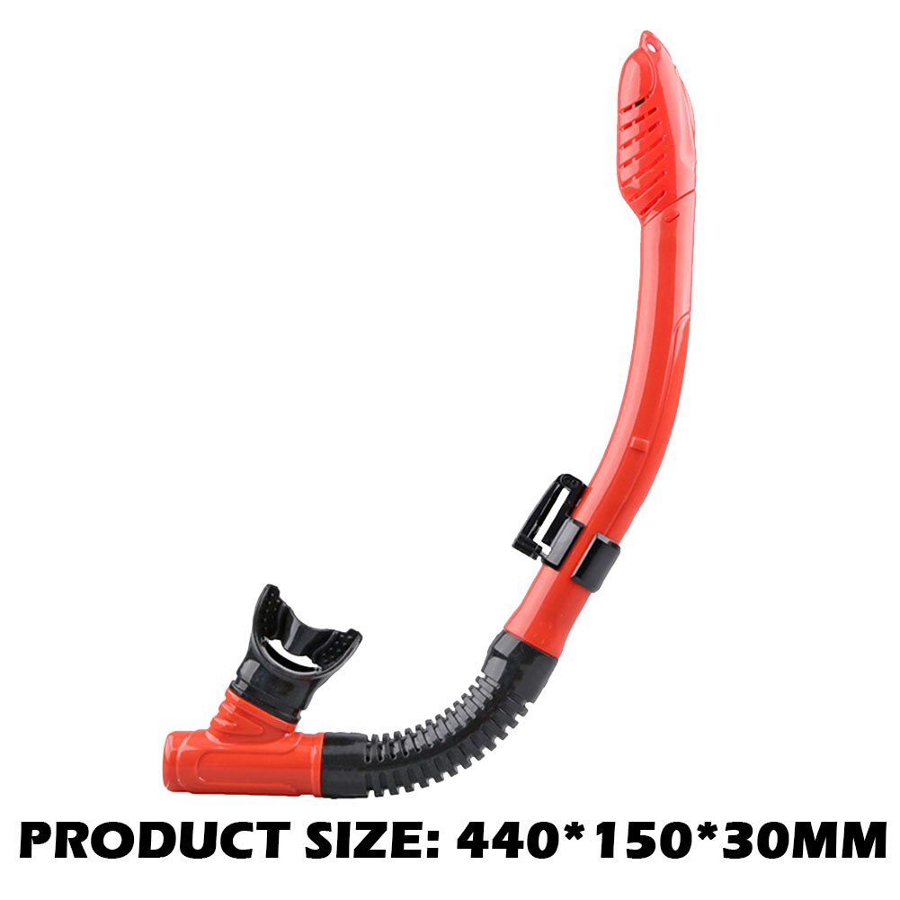 Water Sport Zwemmen Duiken Snorkelen Professionele Snorkel Droge Beademingsbuis Onderwater Duiken Snorkelen Air: Rood