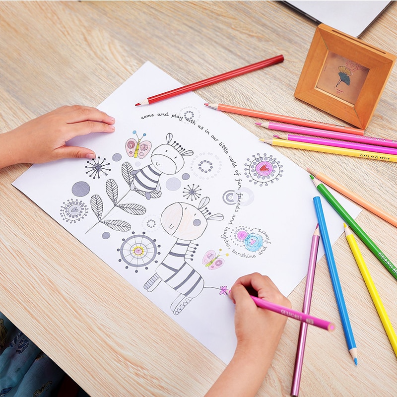 48/72/120/160 kolory drewno olej artysta zestaw kolorowych ołówków robić rysowania szkic kolorowanki prezenty Sztuka Supplie