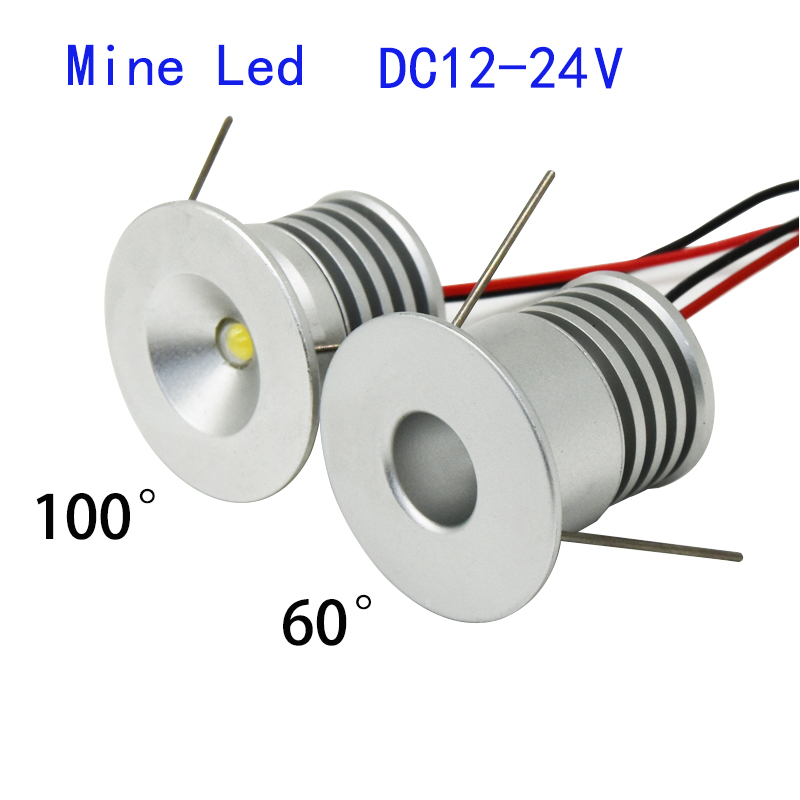 1w 2w 3w 4w mini-lanterner led-spotlight downlight vitrineskap barbord tak innebygd trapp innendørs led  dc 12v-24v