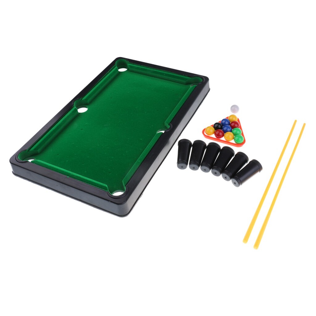 Kids Biljart Speelgoed Lichtgewicht Mini Tafelblad Pooltafel Set Snooker Game Desktop voor Kind jongen Geschikt voor Outdoor Indoor