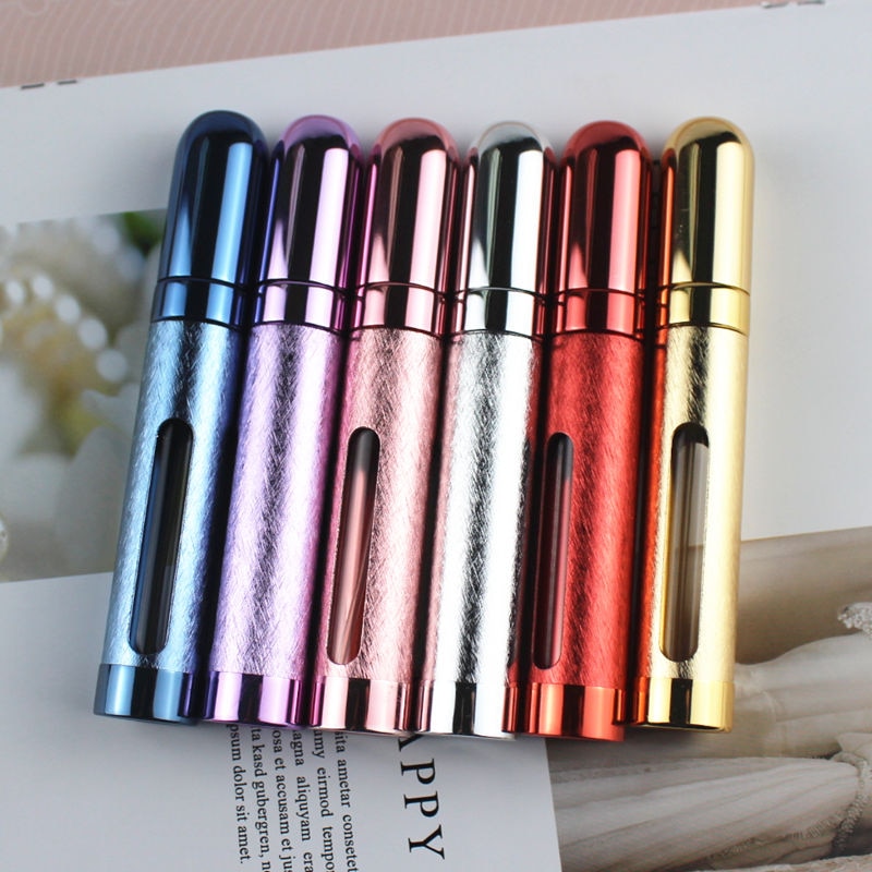 12 stuks/partij aluminium glazen fles met dop, 12ml metalen navulbare parfumverstuivers, draagbare spray, lege geurverstuivers