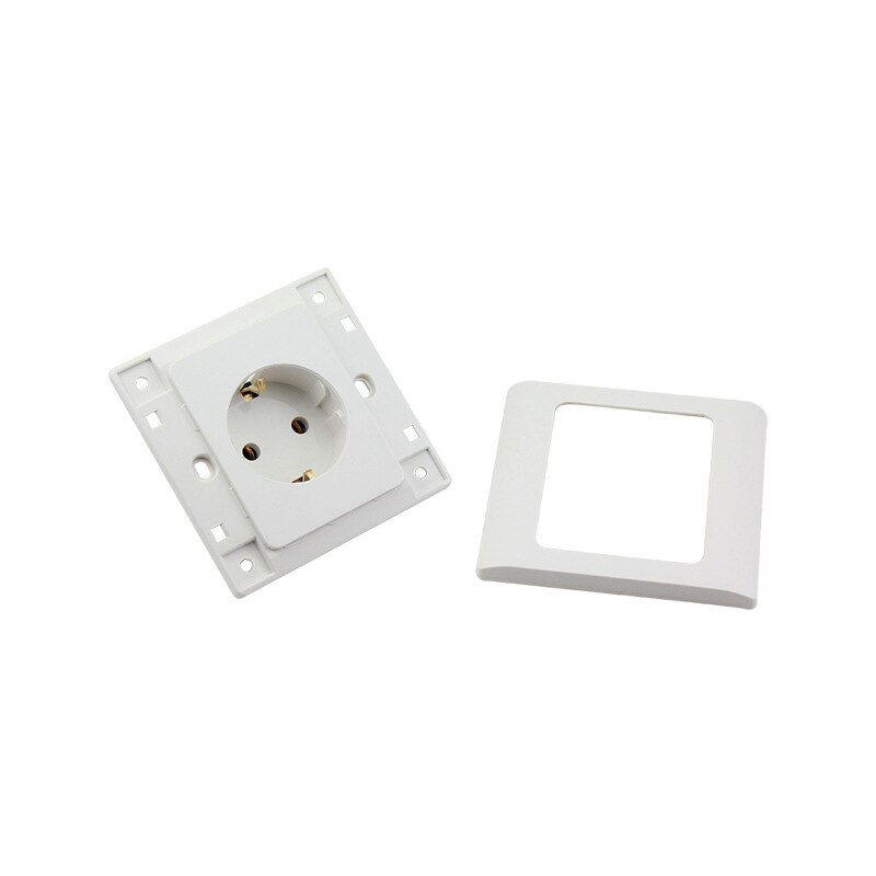 EU Wall Socket European Standard Power socket Wall Outlet 16A 86Type Germany Standard Wall Charger PC Panel Kitchen Plug Sockets