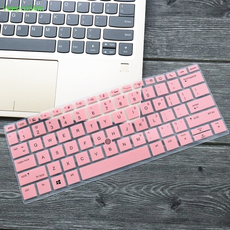 For 13.3" HP EliteBook 830 G5 / 735 G5 / 735 G6 Keyboard Cover Soft Keyboard Protector Laptop Keyboard Skin (with Pointing): pink