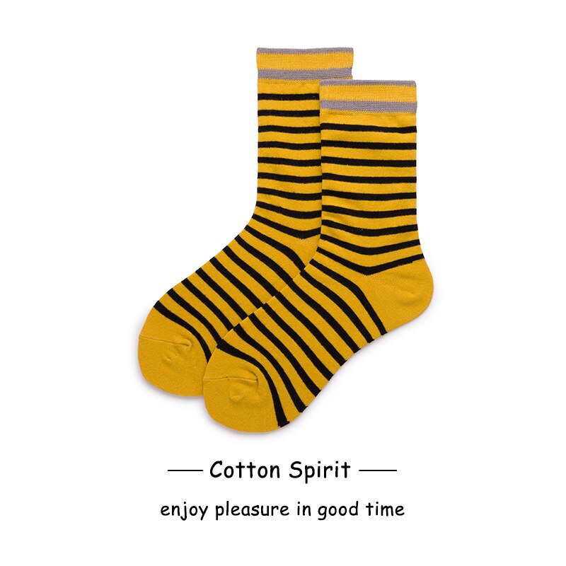 socks women woman socks socks men combed cotton socks striped pattern middle tube men's socks novelty socks: C4