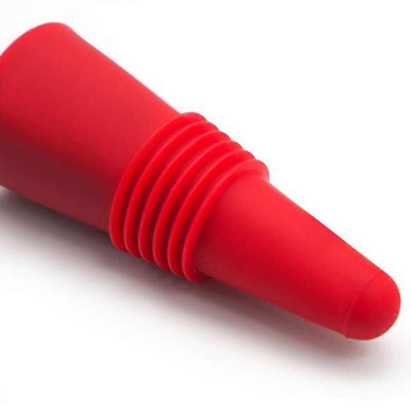 Goldbaking wijnstoppers siliconen drankflesstoppers met griptop 4 stuks