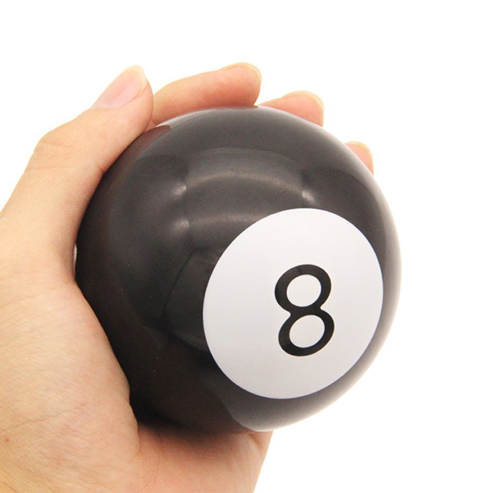 Kids Fun Novelty Toys Besegad 10cm Fortune Telling Ball Retro Magic Mystic 8 Ball Toy for Children Birthday Festival Party