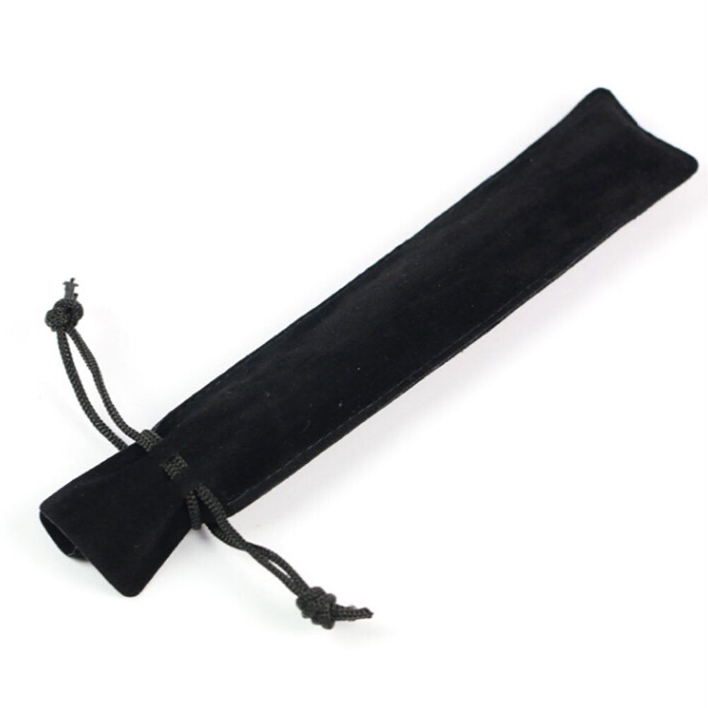 5 uds. Fuente/bolígrafo funda cartuchera estuche para lápices con cuerda: Black