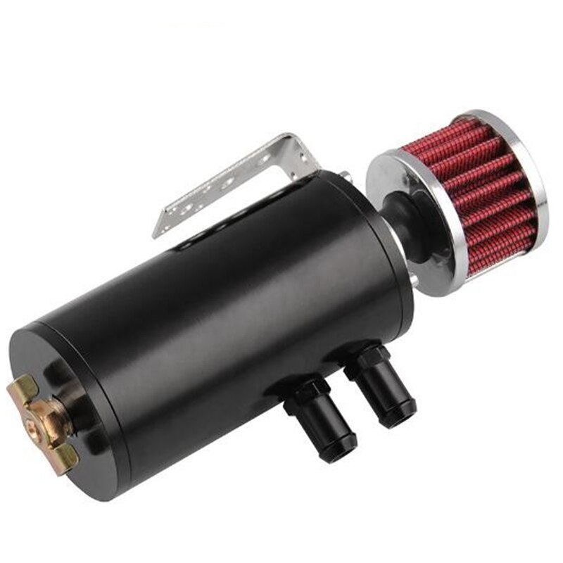 Baffled Aluminum Oil Catch Can Reservoir Tank / Oil Tank With Filter Universal Occ043