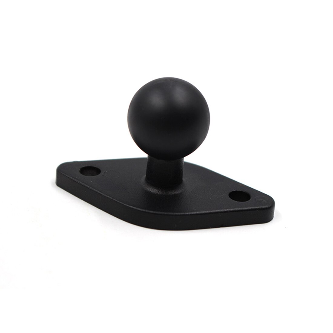 Moto rond carré Base de montage en aluminium caoutchouc 1 pouce trépied rotule pour Gopro pour Ram supports pour Garmin DSLR caméra: Rhombus