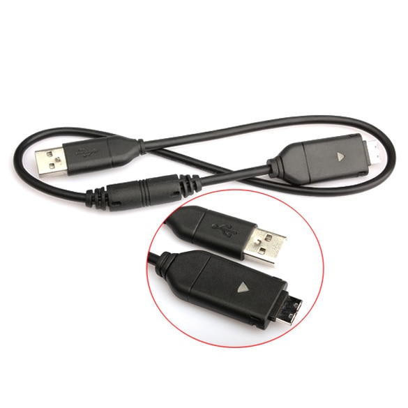 Usb Camera Charger Cable Data Transfer Koord Sync Voeding Charger Cord Line Voor Samsung Camera ES65 ES70 ES63 PL150 PL100