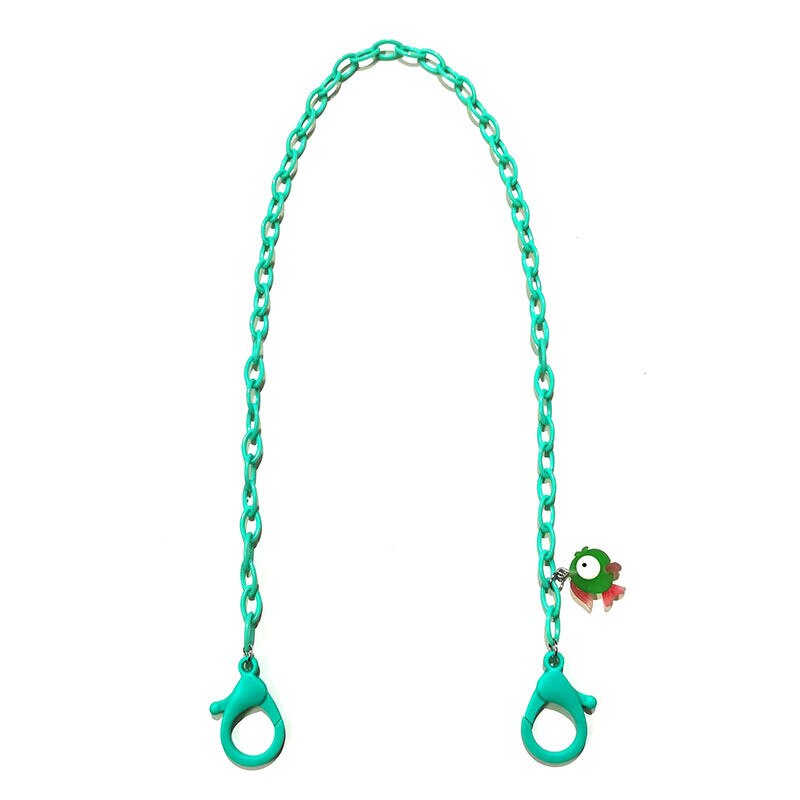 Cadena de hilo de algodón para gafas, collar de cadena para mascarillas, colgante de corazón, correas para gafas de sol, cordón para el cuello