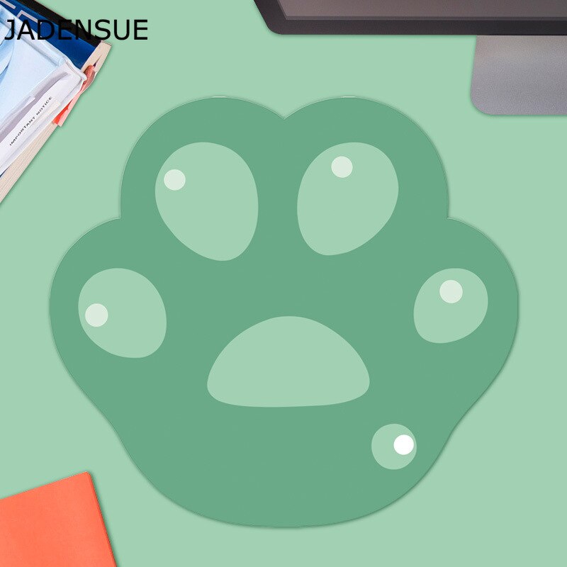 Mouse Pad Rubber Cute Cat Paw Pattern Anti-Slip Mice Comfortable Desk Mats for Laptop PC Computer Pad Game Mousepad Deskpad: 280x260x3mm 14