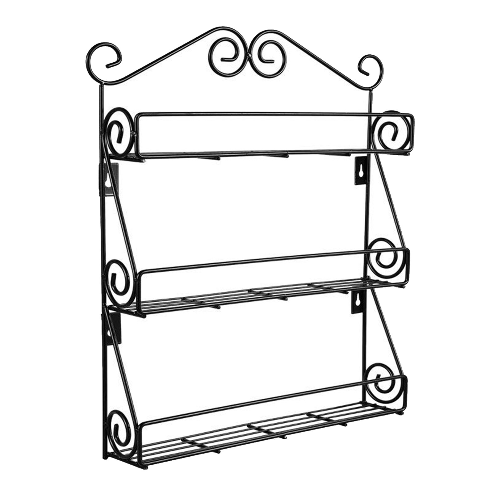 Moderne 3-Ebene Gewürz Gestell Küche Lagerung Regal Organizer für Schrank und Speisekammer, Halfter für Flaschen