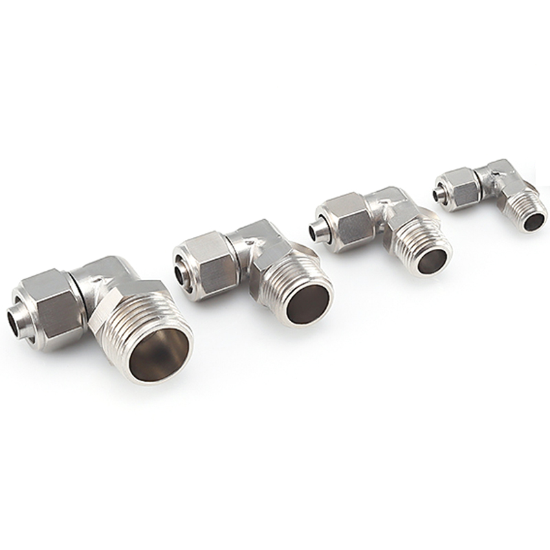Pneumatic Rotary Fitting Elbow Push In Connector M5 1/8&quot; 1/4&quot; 3/8&quot; 1/2&quot; BSP Male Quick Twist 4/6/8/10/12mm OD Tube