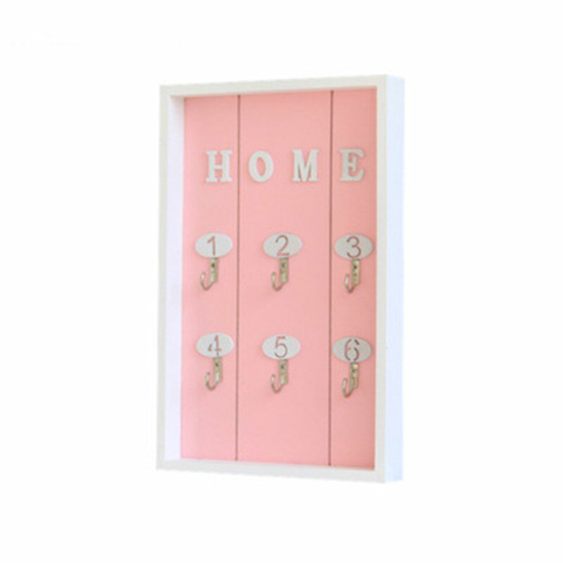 Cajas de madera de estilo nórdico para colgar llaves en la pared artículos diversos estante para organización de la sala de estar decoración de la pared del hogar: 2
