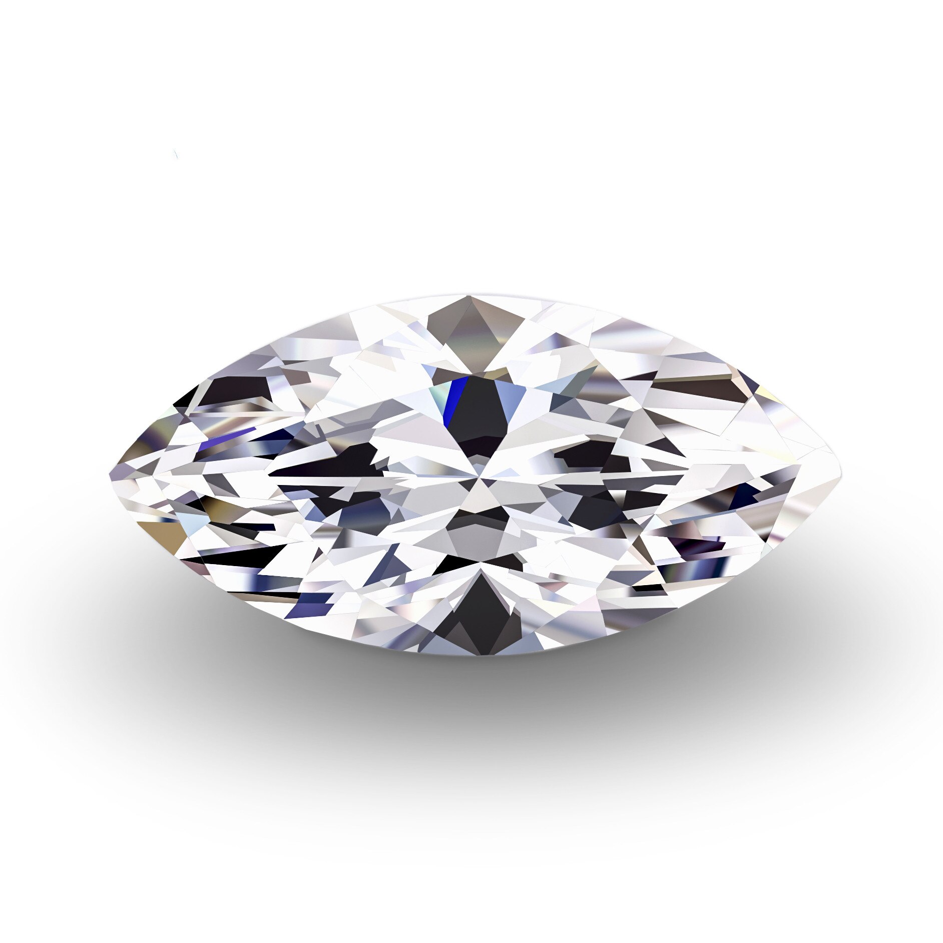 3*6mm 0.3CT Test Positive Marquise Moissanite Diamond F Color VS1 Fine Moissanite Diamond Loose Marquise Ring