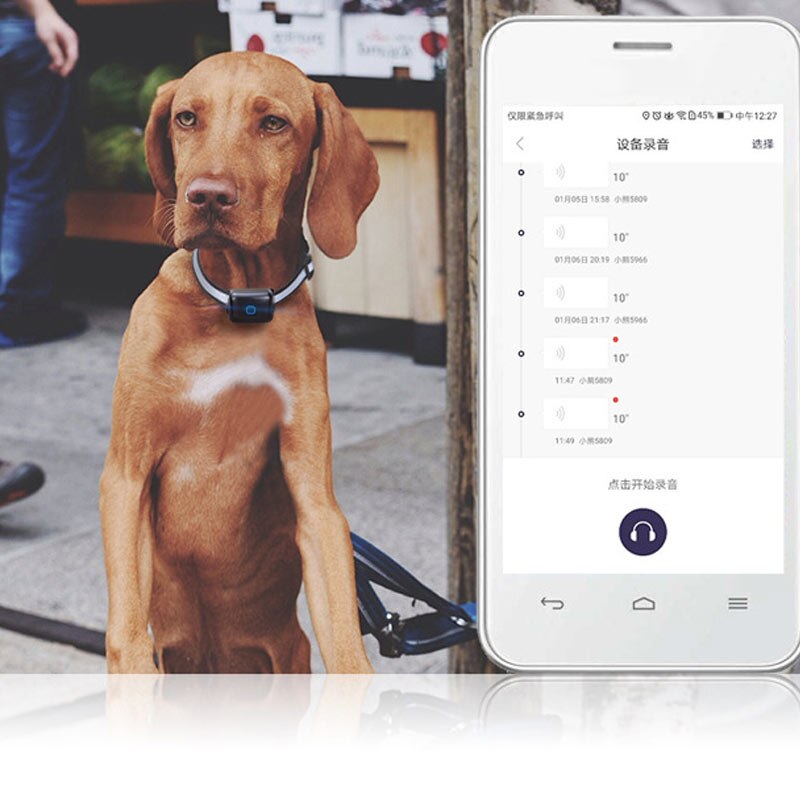 Pet GPS Locator Waterproof Anti-lost Real-time Tracking Postioning Collar for Dog Cats HG99