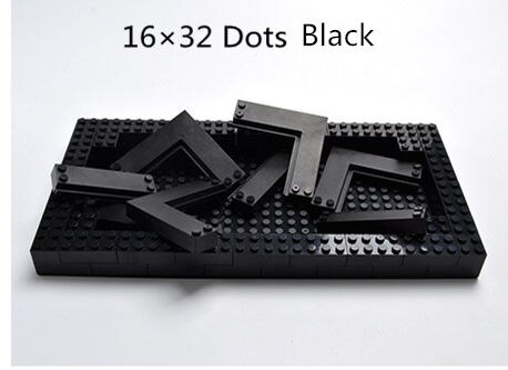 Dubbi Blocchi di Costruzione minifig Che Mostra Photo Frame no minifig Giocattoli ninjag0o Educativi Compatibile Con NOTA di MARCA per il regalo: 16-32 black