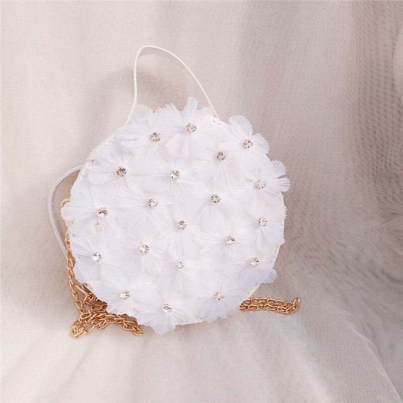 Summer handbags niche fairies fairy flowers one-shoulder portable messenger bag chain bag