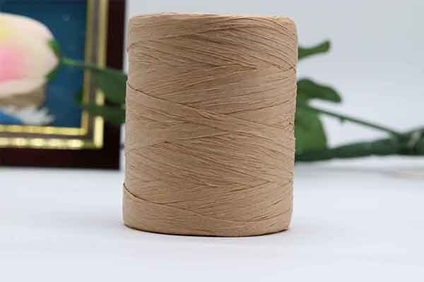 180 m/rolka bawełna rafia przędzy na drutach kapelusze letnie torby dzianiny szydełka DIY Handmade Craft dzianina nici: khaki