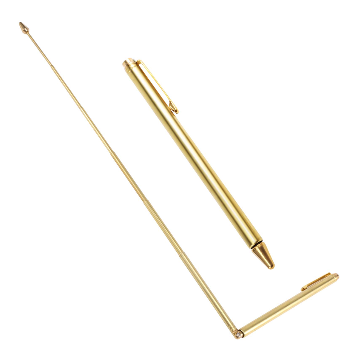 Radiestesia retrátil portátil Rods, forma da pena, L Rods, ferramentas da caça do fantasma, adivinhando a água, etc., PCes 2