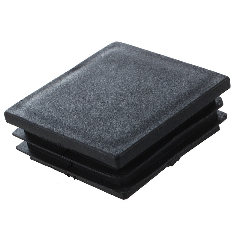 5 Pcs Plastic Square Blanking End Caps Tubing Tube Inserts 50mm x 50mm