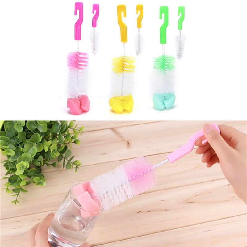 Teat Teapot Nozzle Spout Tube Nylon Cleaning Baby Milk Bottle Nipple Clean Brush