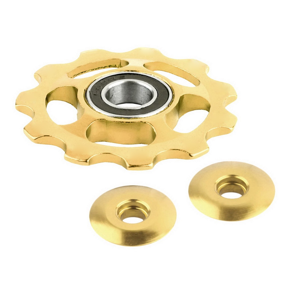 Rodamiento de cerámica para bicicleta de montaña, polea Jockey de 11 dientes, desviador de bicicleta de carretera, accesorios ENA88: Gris claro