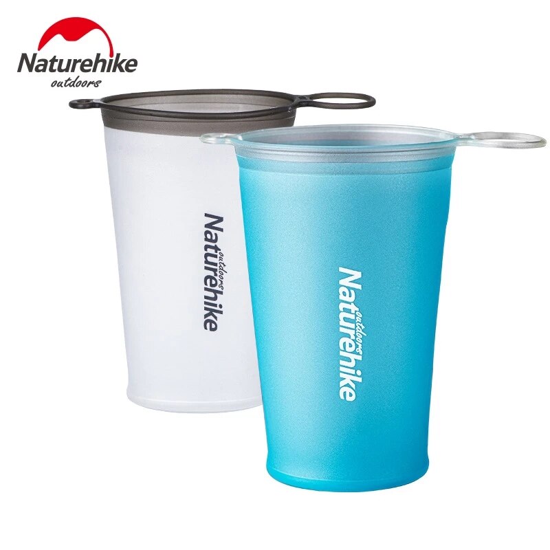 Naturehike Inklapbare Travel Cup - Food-Grade Tpu Folding Camping Cup Ultra Lichtgewicht Uitbreidbaar Drinkbeker-2 Stuks per Lot