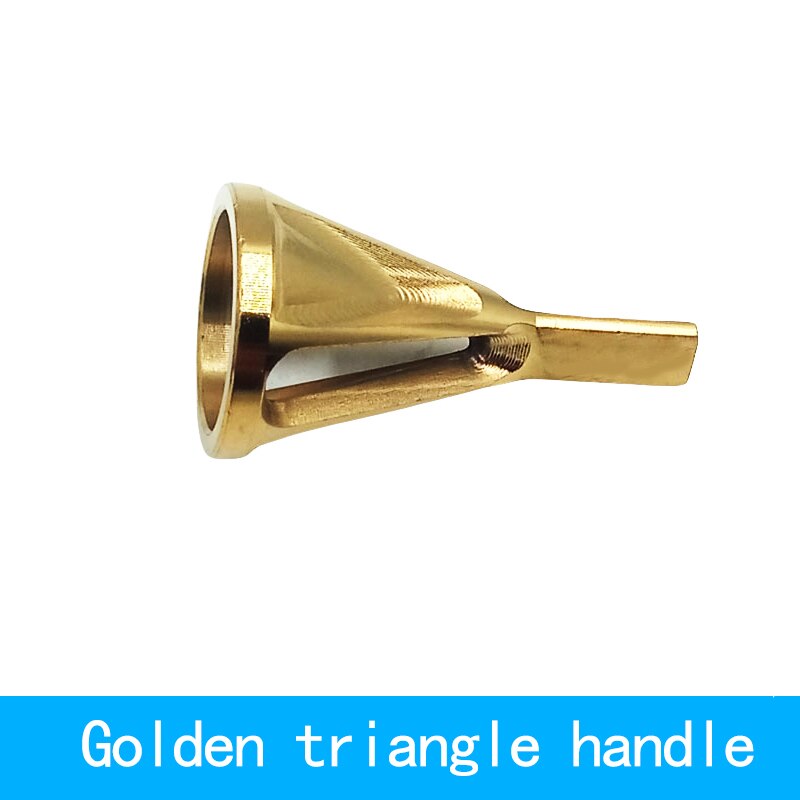 Ontbraamgereedschap van roestvrij staal met zeshoekige/driehoekige schacht, buitenafschuining, boor met hoge sterkte en hardheid, verwijdert bramen