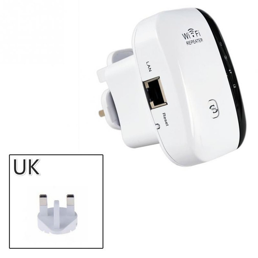 Wireless Wifi Repeater Wifi Range Extender Router Wi-Fi Signal Amplifier 300Mbps WiFi Booster 2.4G Wi Fi Ultraboost Access Point: UK