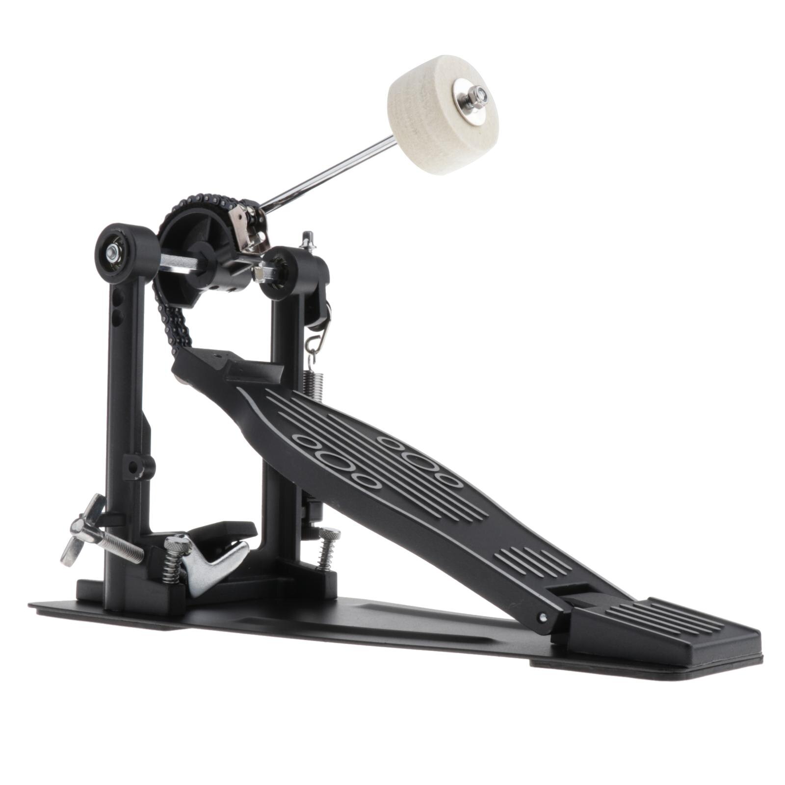 Metal Kick Single Bass Drum Pedal Dual Chain Drive Foot Pedal Percussion Kit Mute Pedals: Style 4