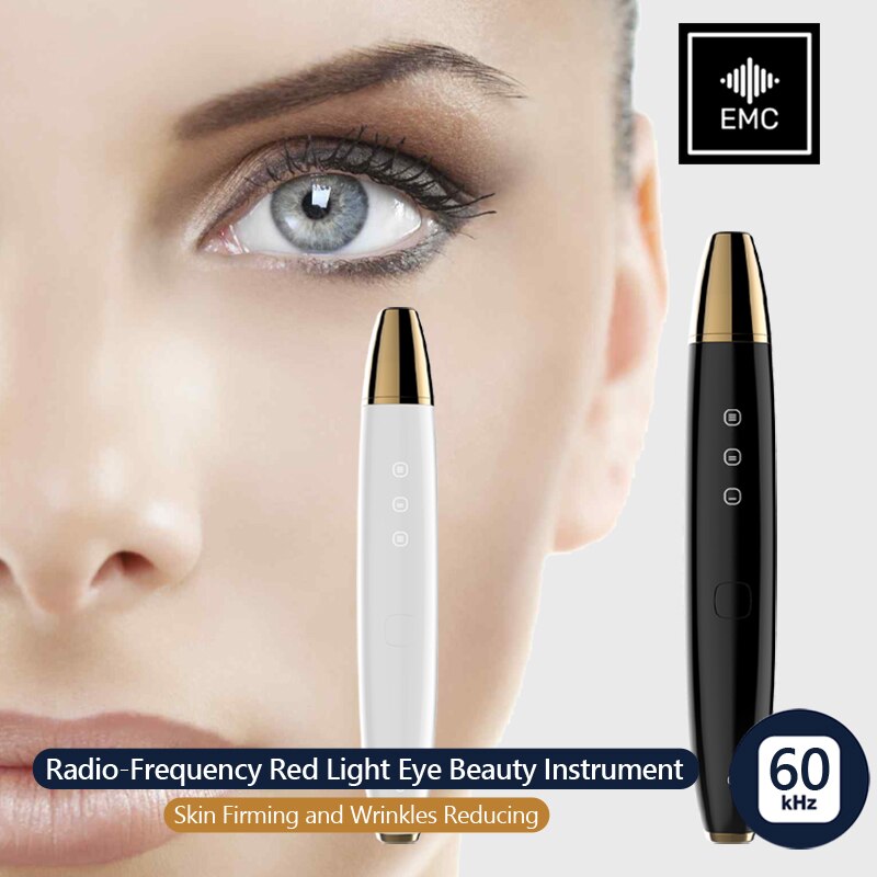 Bolígrafo antiarrugas para masaje de ojos, radiofrecuencia, terapia de luz roja, aparatos faciales portátiles para belleza