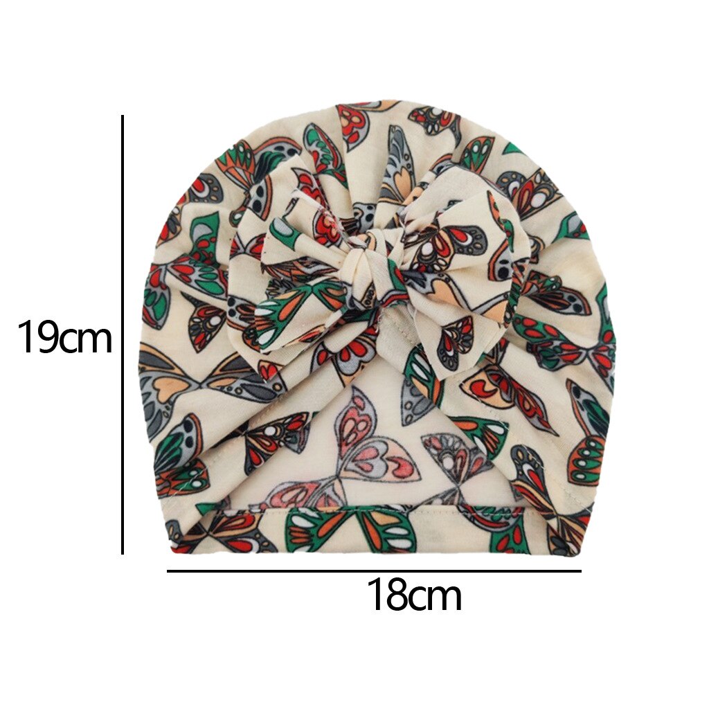 bonnet bebe fille Bonnet élastique à gros nœud pour bébé fille, bandeau pour -né, Bonnet, accessoires pour enfants de 0 à 3 ans